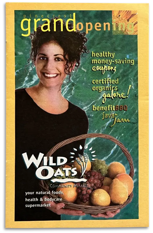 Wild Oats Pinecrest Grand Opening brochure